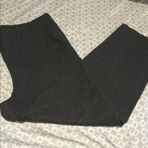 Elegant Charcoal Women's Straight Leg Pants